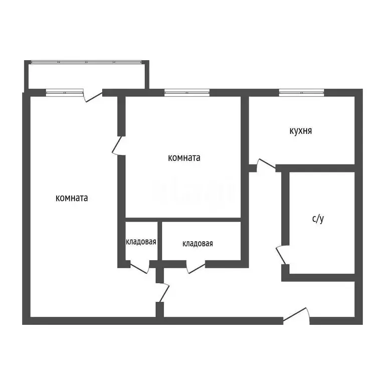 Квартира, 2 комнаты, 42 м - Фото 1