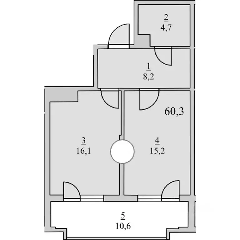 1-к кв. Крым, Ялта ул. Щорса, 10В (60.3 м) - Фото 2