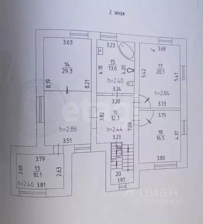 Дом в Пермский край, Пермь ул. 3-я Сокольская, 14 (300 м) - Фото 1