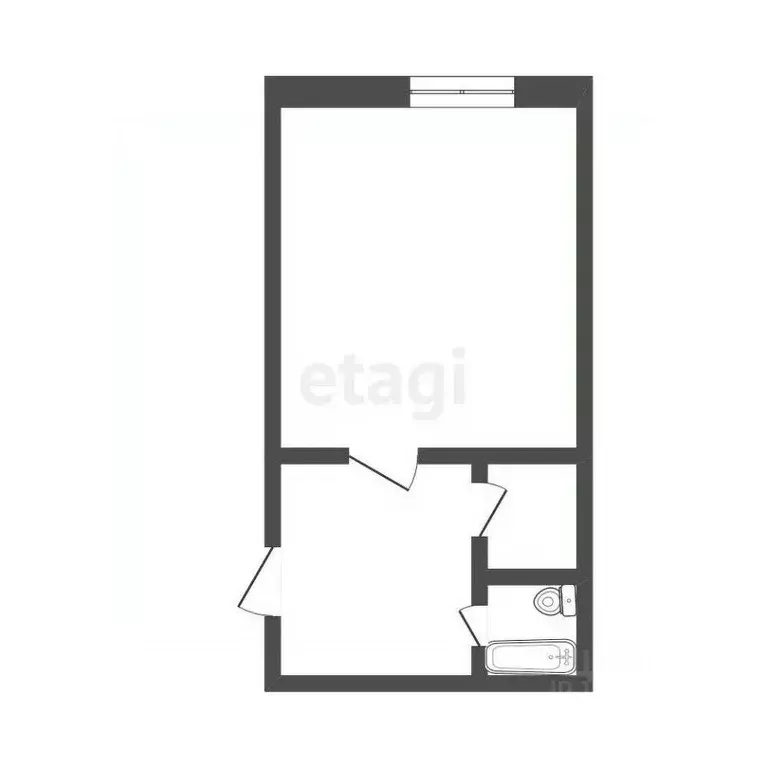 1-к кв. Ульяновская область, Ульяновск Локомотивная ул., 3 (17.9 м) - Фото 1