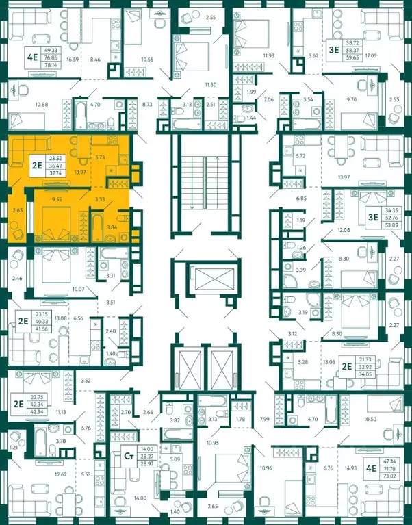 1-к кв. Башкортостан, Уфа Зеленая Роща жилрайон, Терле Парк жилой ... - Фото 2