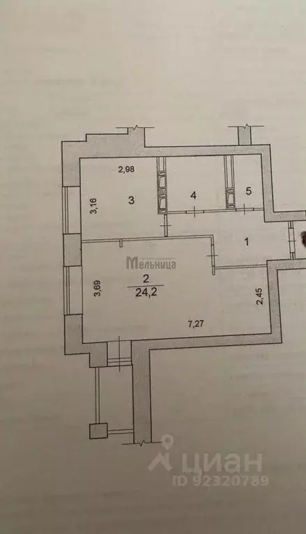 1-к кв. Волгоградская область, Волгоград ул. Лавочкина, 10А (49.2 м) - Фото 1