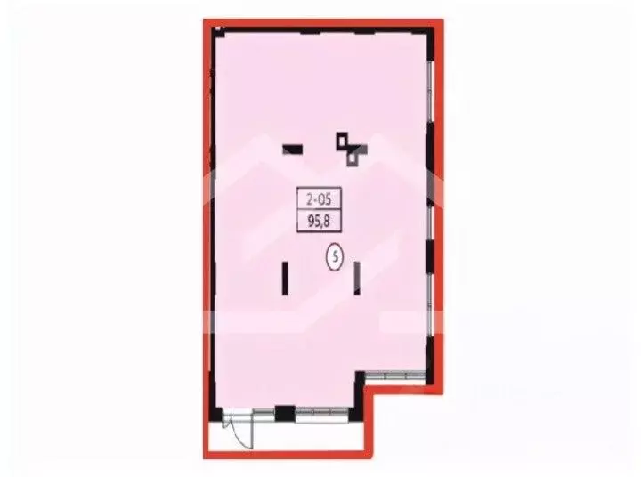 Помещение свободного назначения в Москва № 160 кв-л, 1Вк2 (96 м) - Фото 2