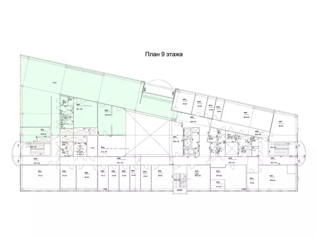 Офис в Санкт-Петербург Приморский просп., 54к1 (442 м) - Фото 2