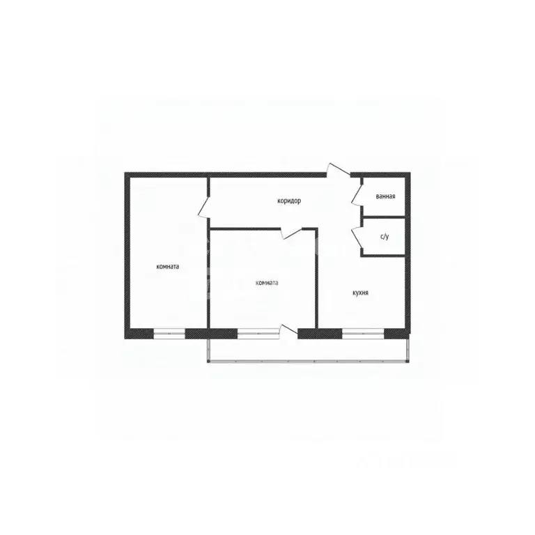 2-к кв. Челябинская область, Златоуст Южно-Есаульская ул., 6 (51.5 м) - Фото 1