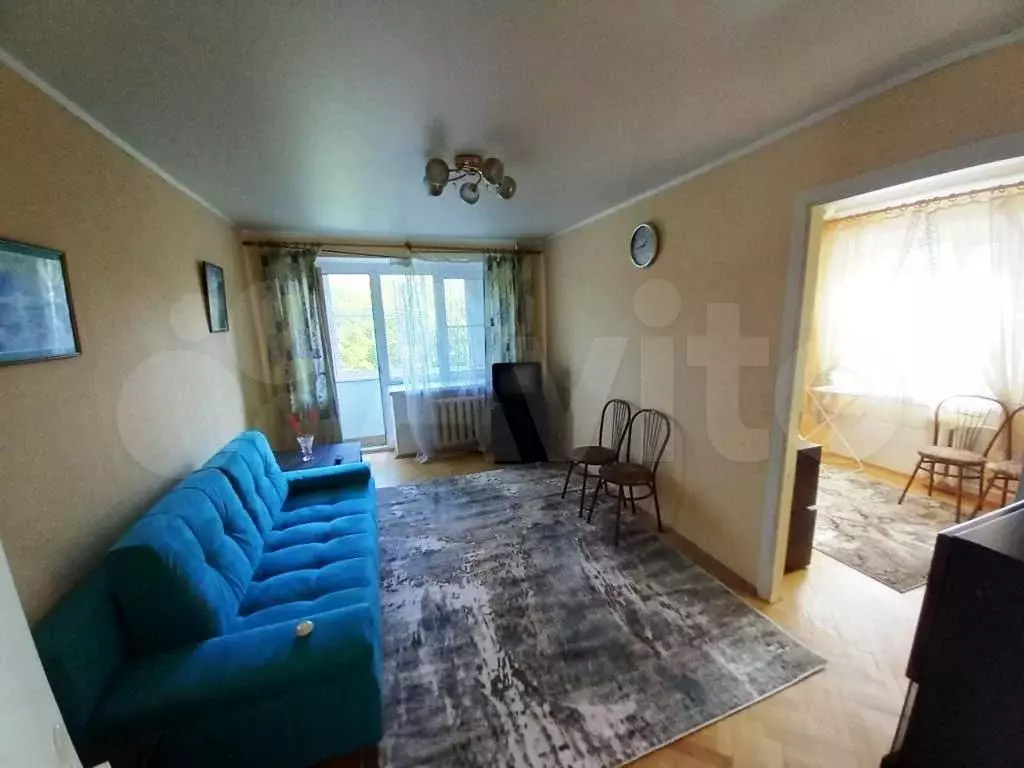 2-к. квартира, 43,5 м, 4/5 эт. - Фото 0