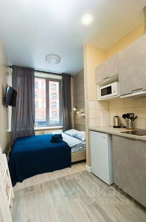 Студия Москва 2-й Грайвороновский проезд, 44к1 (20.0 м) - Фото 1