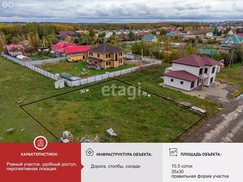 Участок в село Матвеевка, улица Светланы (10.5 м) - Фото 1