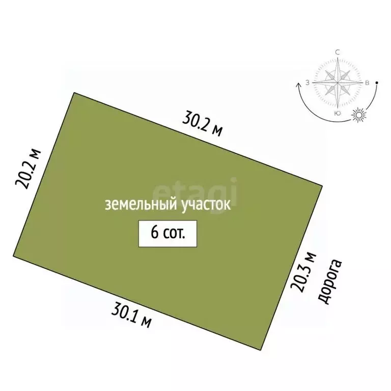 Участок в Крым, Ленинский район, Семисотское с/пос, с. Каменское ул. ... - Фото 2