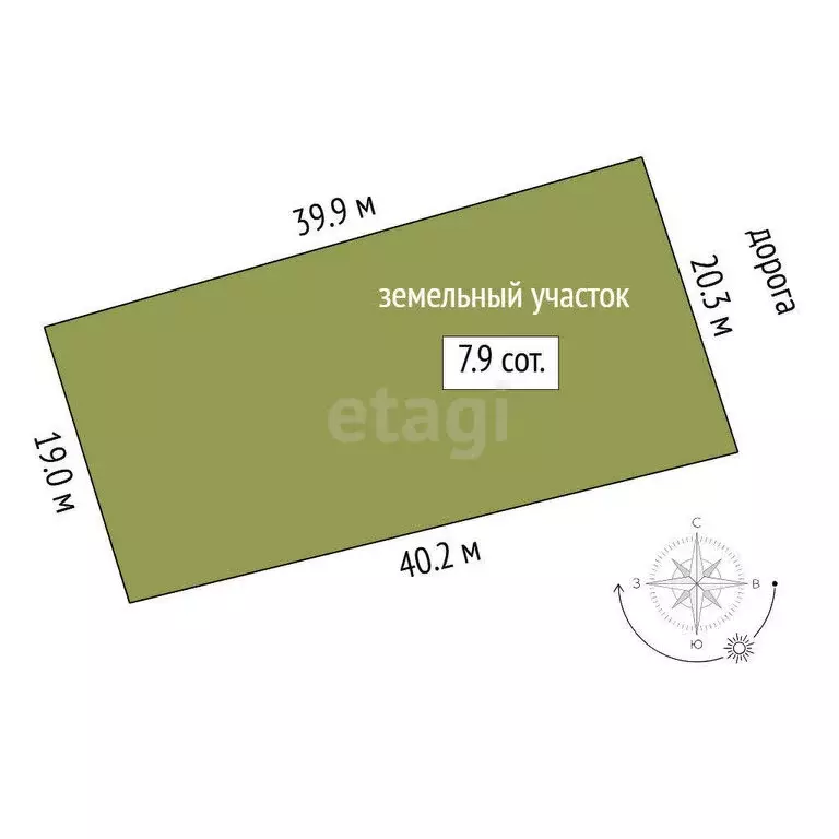 Участок в Тюменский район, садовое товарищество Речник, Вишнёвая улица ... - Фото 0
