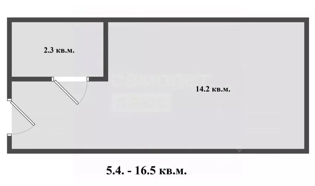 Студия Оренбургская область, Оренбург Советская ул., 126 (16.5 м) - Фото 2