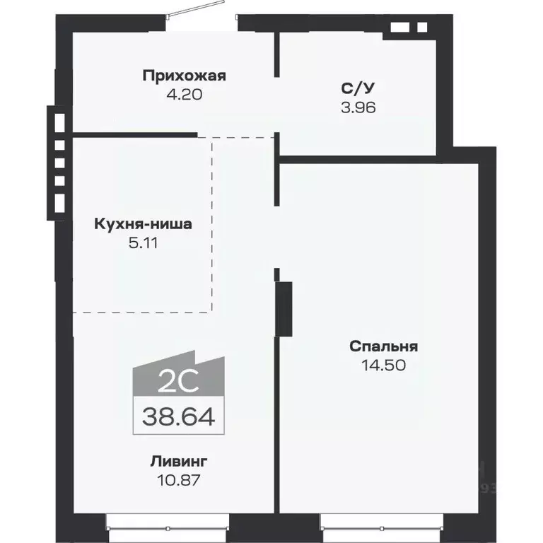 2-к кв. Новосибирская область, Новосибирский район, Краснообск рп ... - Фото 2