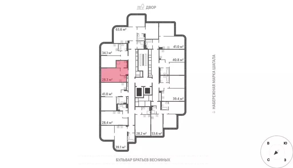 Квартира-студия: Москва, ЖК Марк, к3 (28.3 м) - Фото 1