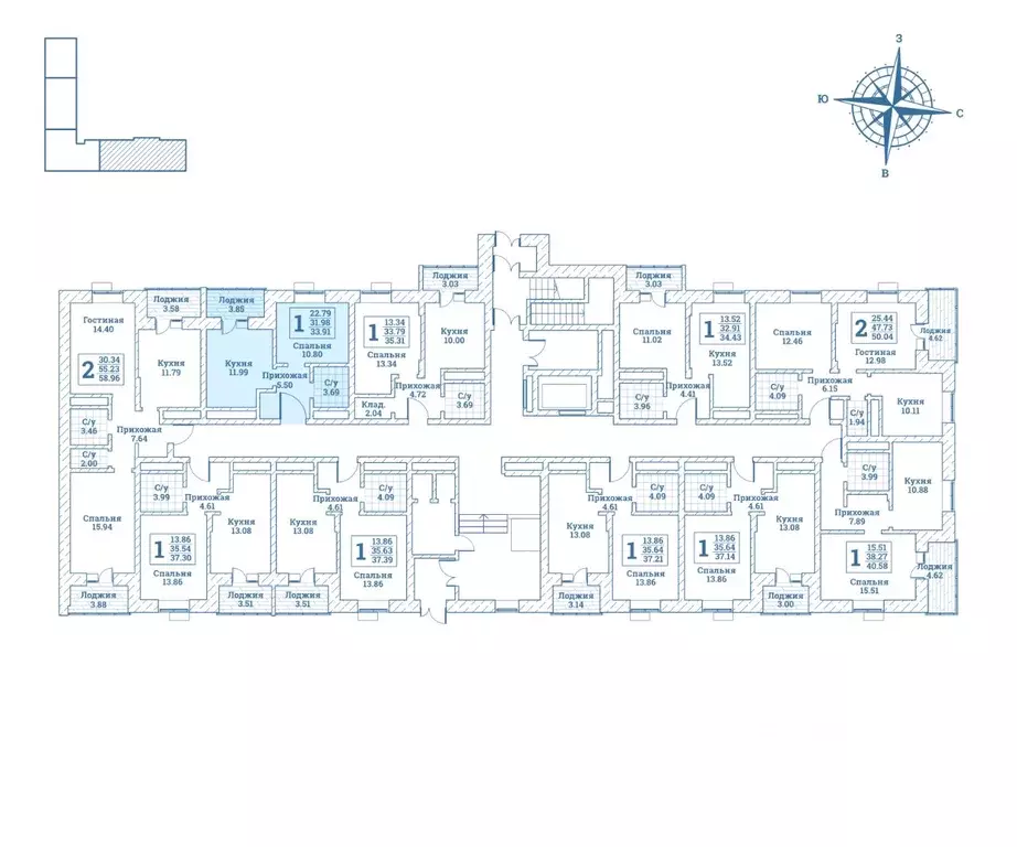 1-к кв. Московская область, Щелково городской округ, Монино пгт ул. ... - Фото 2
