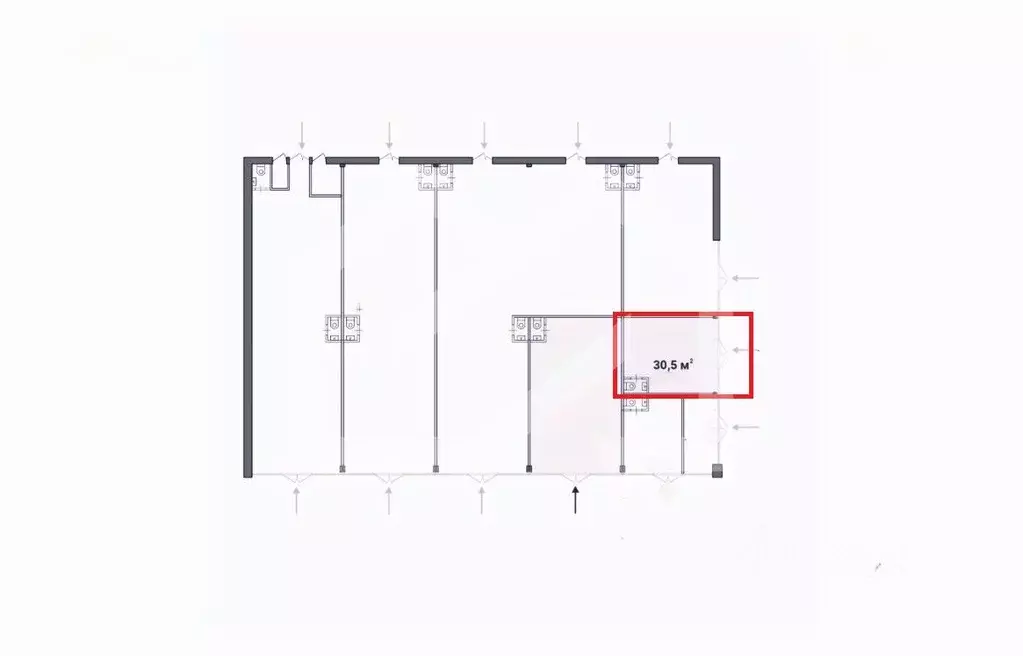 Помещение свободного назначения в Москва Тушинская ул., 24С15 (31 м) - Фото 2