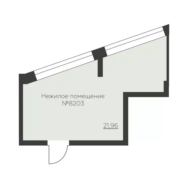 Помещение свободного назначения (21.96 м) - Фото 0