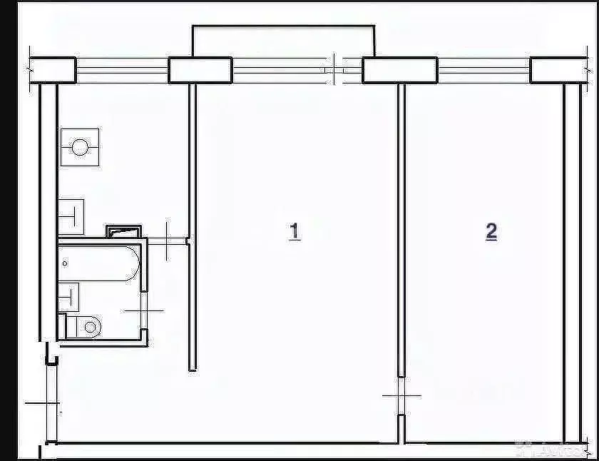 2-к кв. Забайкальский край, Чита Набережная ул., 78А (52.3 м) - Фото 2