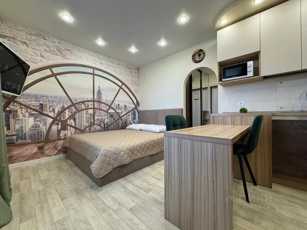 Студия Тюменская область, Тюмень ул. Новоселов, 107к2 (29.0 м) - Фото 0
