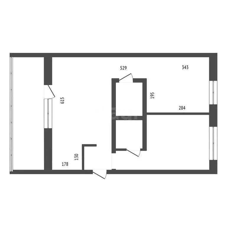 1-комнатная квартира: Иркутск, микрорайон Ершовский, 166 (36 м) - Фото 1