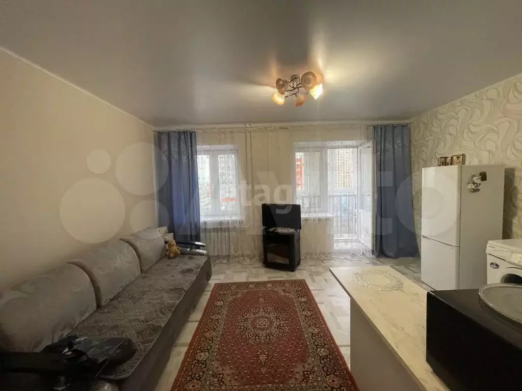 Квартира-студия, 27,1 м, 4/9 эт. - Фото 1