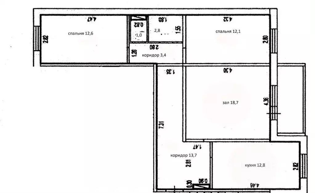 3-к кв. Алтайский край, Барнаул ул. Сергея Семенова, 17 (76.9 м) - Фото 0