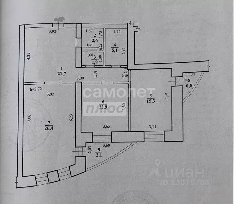 2-к кв. Забайкальский край, Чита ул. Бабушкина, 93 (89.7 м) - Фото 2