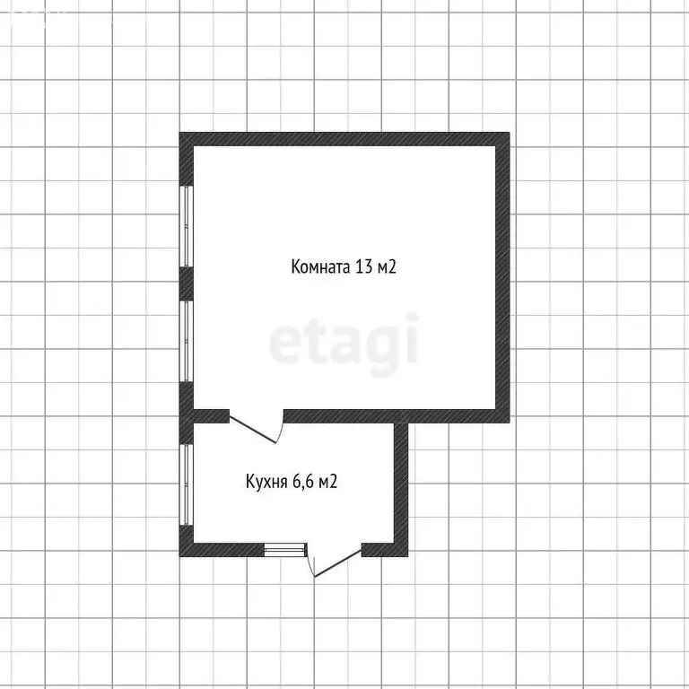 1-комнатная квартира: Майкоп, улица Герцена, 42 (19 м) - Фото 1