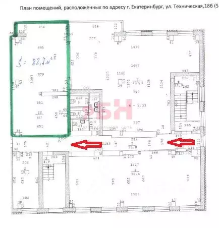 Помещение свободного назначения в Свердловская область, Екатеринбург ... - Фото 2