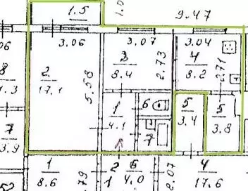 2-к кв. Псковская область, Псков ул. Кислякова, 5 (45.7 м) - Фото 2
