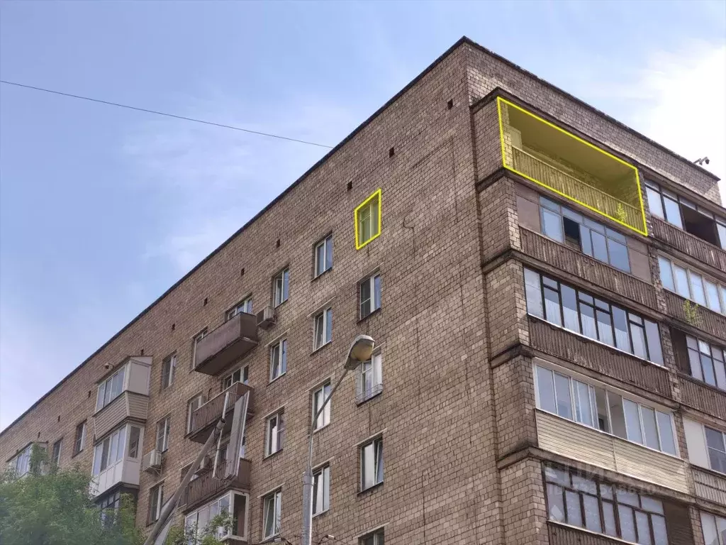 Свободной планировки кв. Москва ул. Грузинский Вал, 18/15 (33.3 м) - Фото 2