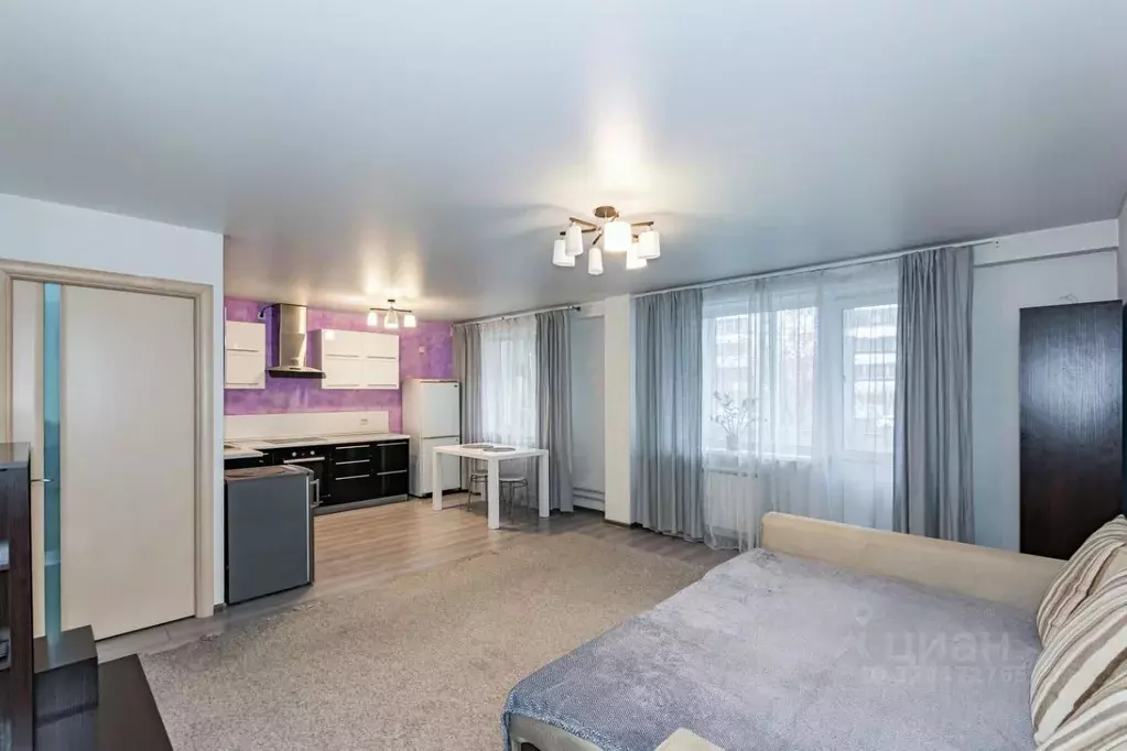 1-к кв. Свердловская область, Екатеринбург ул. Краснолесья, 14к2 (44.8 ... - Фото 2