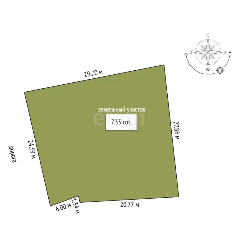 Участок в Севастополь ул. Парашютная (7.33 сот.) - Фото 2