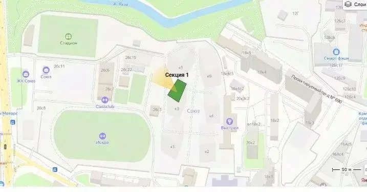 Торговая площадь в Москва Союз жилой комплекс, к3 (210 м) - Фото 1