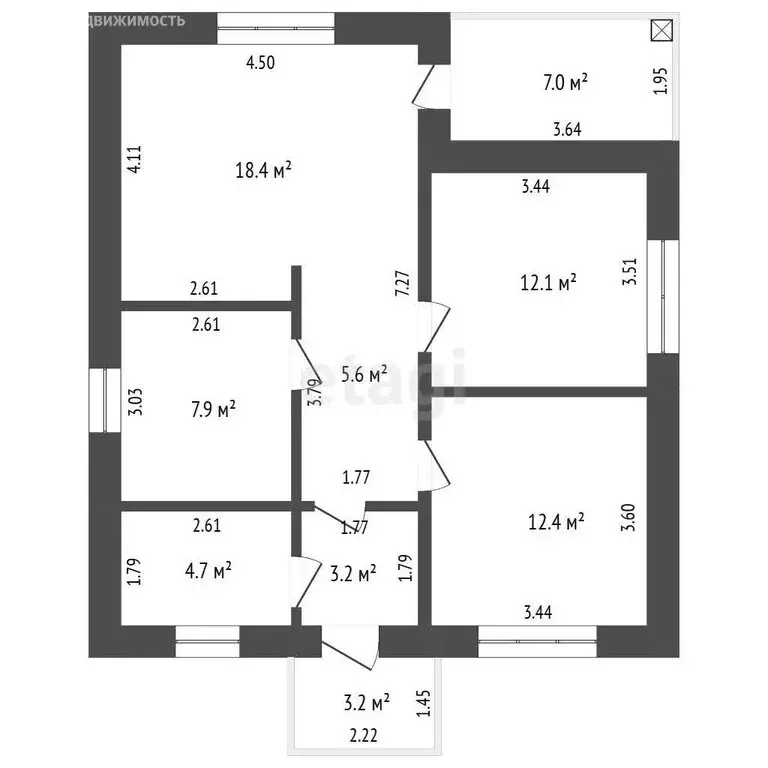Дом в село Чикча, КП Вишня (74.5 м) - Фото 1