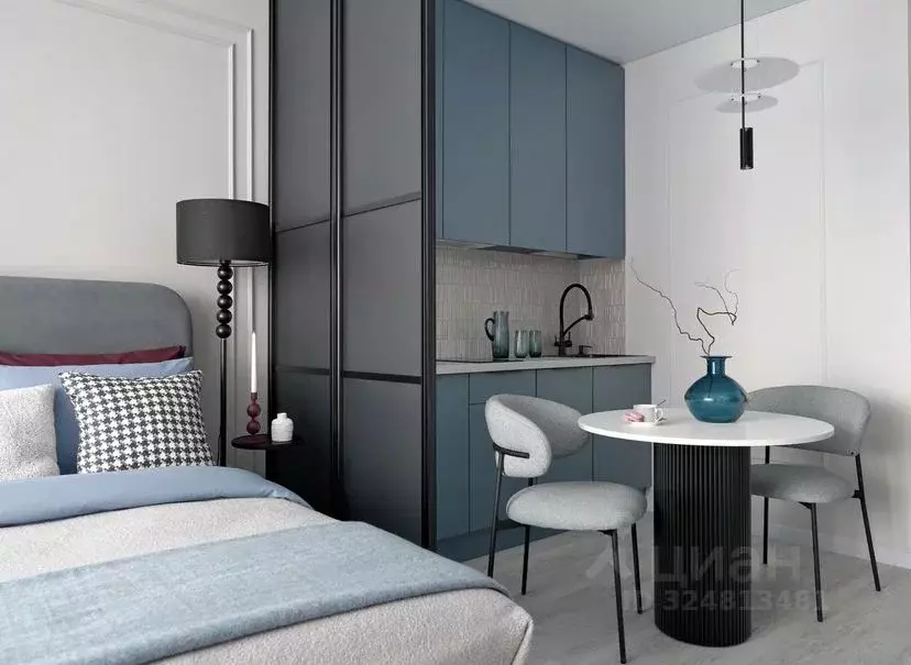 Студия Санкт-Петербург Уральская ул., 25 (27.0 м) - Фото 1