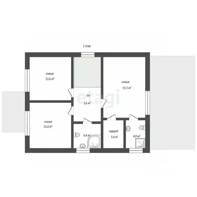 Дом в Московская область, Истра муниципальный округ, д. Якунино  (122 ... - Фото 2