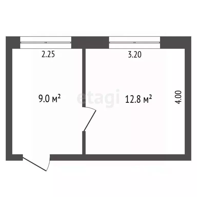 Комната Мордовия, Саранск ул. Осипенко, 83А (21.8 м) - Фото 2
