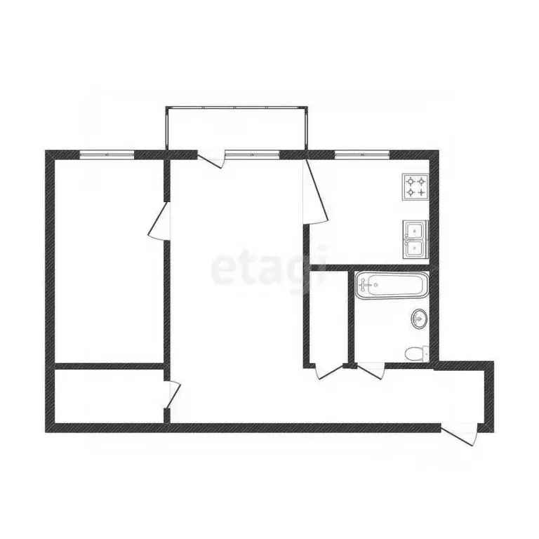 2-к кв. Костромская область, Кострома Черноречье мкр, 3 (44.3 м) - Фото 0