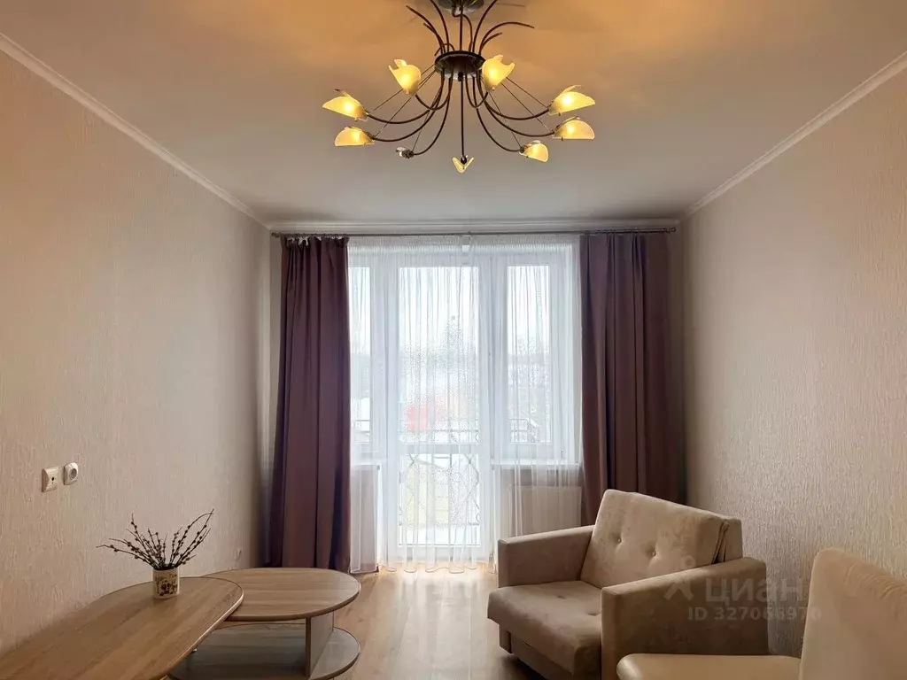 1-к кв. Калининградская область, Зеленоградск ул. Ткаченко, 1 (38.4 м) - Фото 1