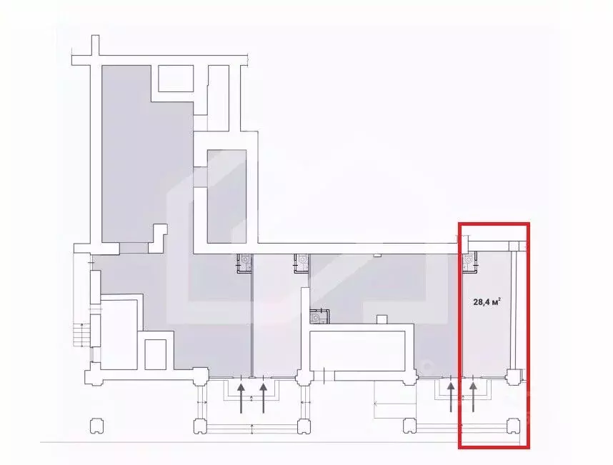 Помещение свободного назначения в Москва Долгоруковская ул., 40 (28 м) - Фото 2