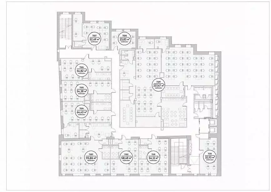 Офис в Москва Холодильный пер., 3к1с2 (337 м) - Фото 2