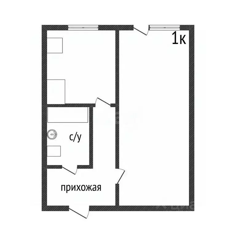 1-к кв. Костромская область, Кострома Малышково мкр, проезд ... - Фото 2