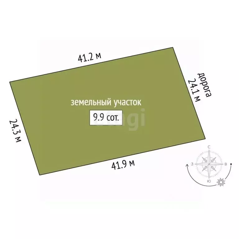 Участок в Мордовия, Саранск городской округ, с. Напольная Тавла  (10.0 ... - Фото 2