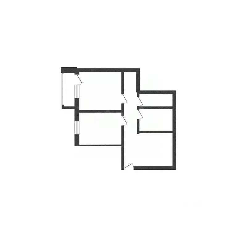 1-к кв. Белгородская область, Белгород ул. Щорса, 47б (50.0 м) - Фото 2