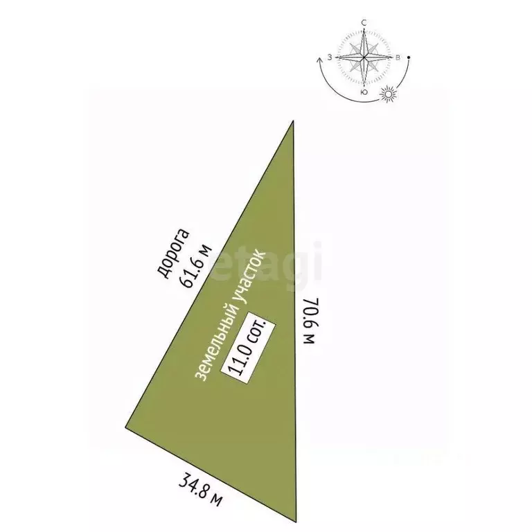 Участок в Саха (Якутия), Якутск Баал Заимката тер.,  (10.97 сот.) - Фото 2