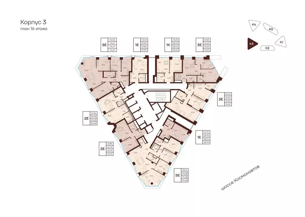 2-комнатная квартира: Пермь, улица Пушкина, 102 (42.76 м) - Фото 2