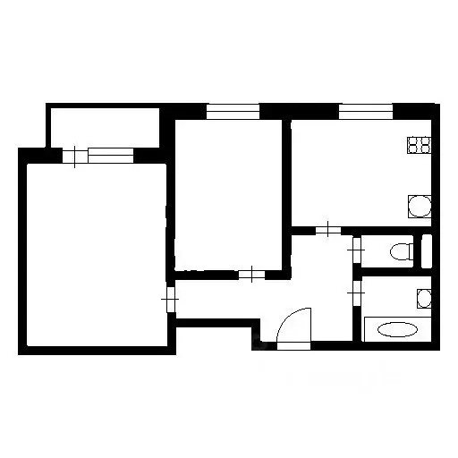 2-к кв. Санкт-Петербург просп. Маршала Блюхера, 7к2 (59.0 м) - Фото 1