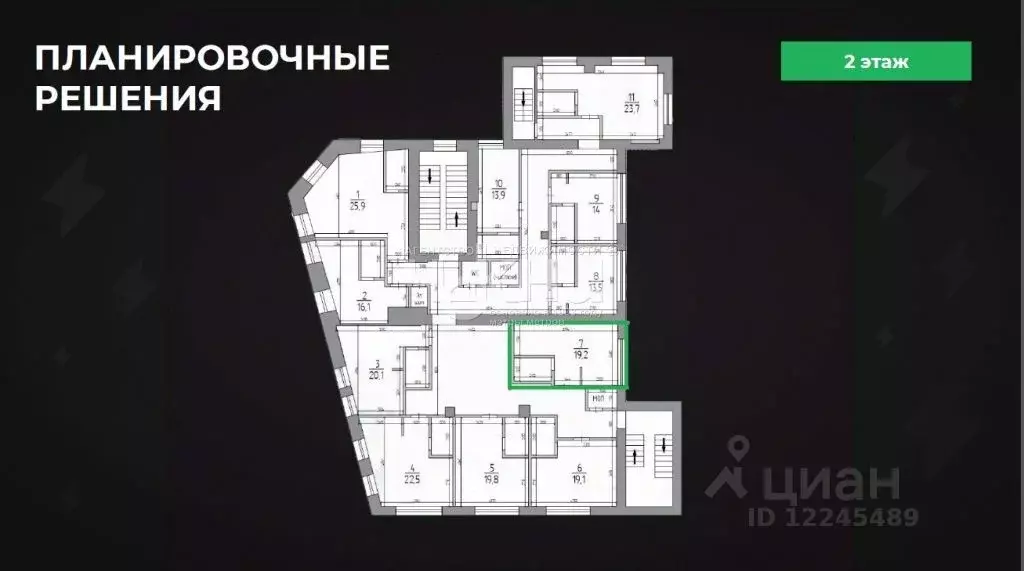 1-к кв. Нижегородская область, Нижний Новгород Алексеевская ул., 24/27 ... - Фото 2