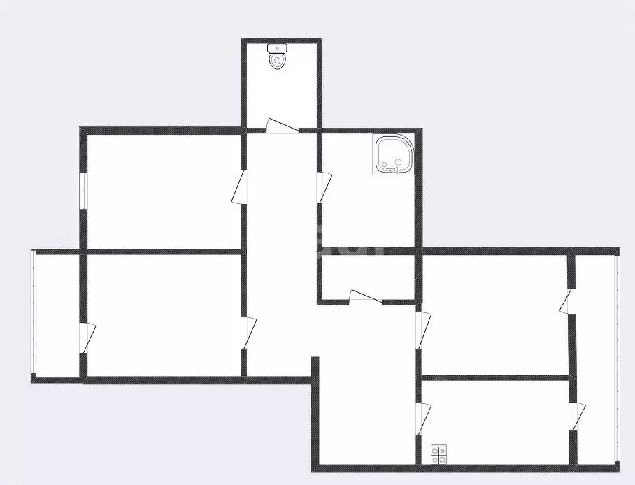 3-к кв. Смоленская область, Смоленск ул. Рыленкова, 38а (92.3 м) - Фото 1