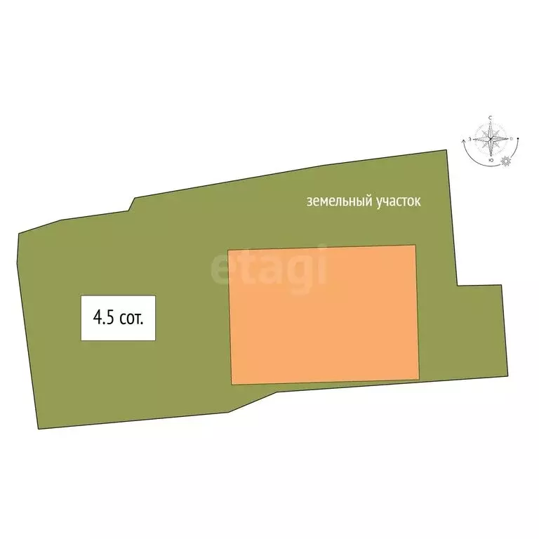 Дом в Черепаново, улица Строителей (61.3 м) - Фото 1